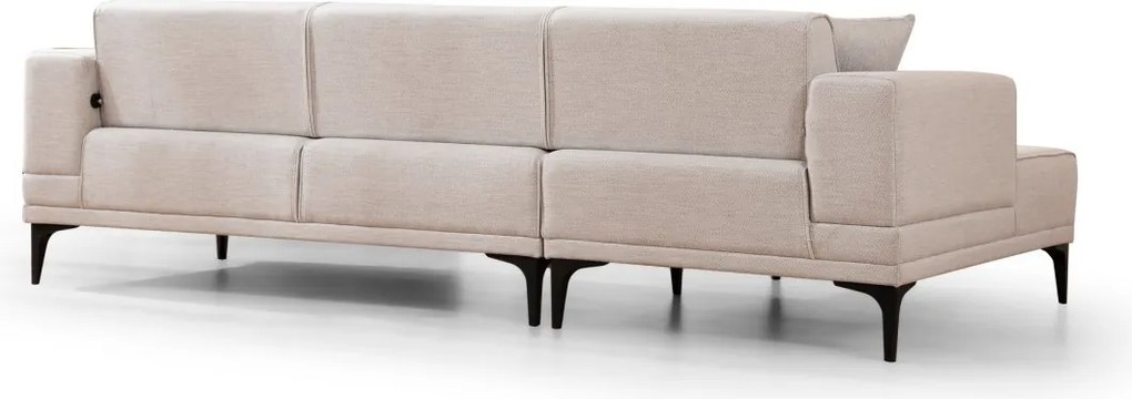 Rohová sedací souprava Horizon 250 cm ecru levá