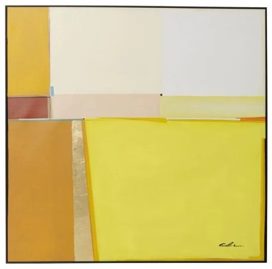 Abstract Shapes obraz žltý 113x113 cm