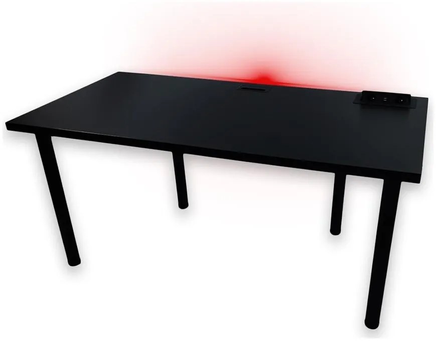 Písací Stôl Pre Hráča 160x80x36 Model 3 čierna Top