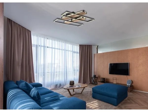 Globo 67299D1 - LED Stropné svietidlo COLLI LED/48W/230V hnedá/čierna