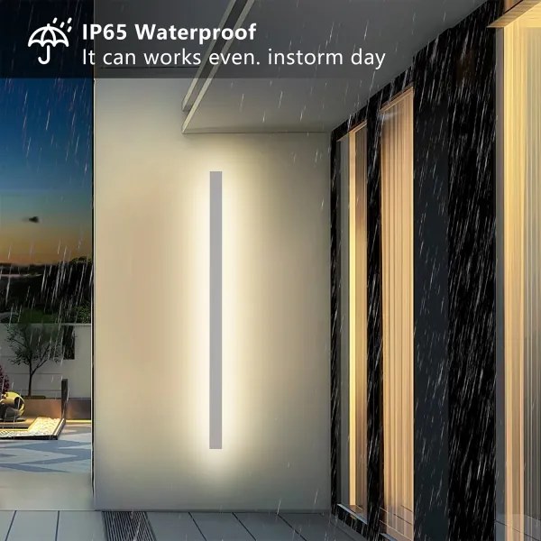 BRILAGI - LED vonkajšie nástenné svietidlo LINEAR LED/32W/230V 3000K IP65 140 cm biela CRI 90