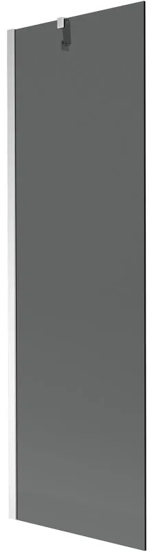 Mexen Next vaňová zástena jednokrídlová 60 x 150 cm, Grafitová čierna, Chrómová - 895-060-000-00-40-01