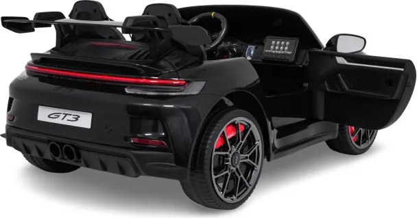 Elektrické autíčko Porsche 911 GT3 pretekárske čierne
