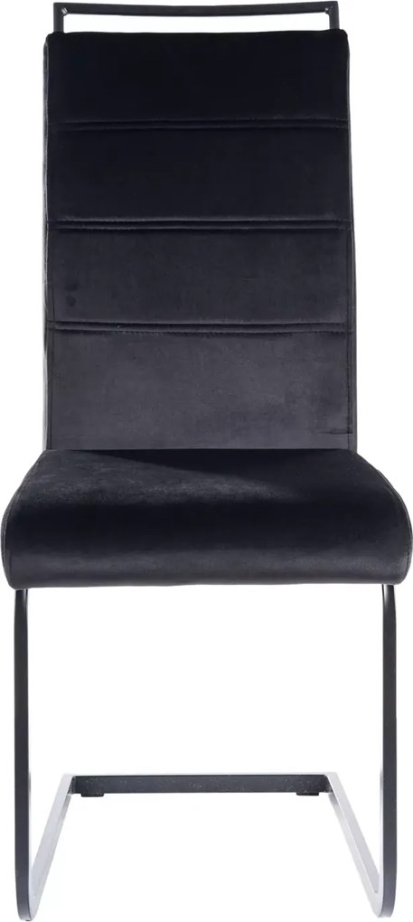 SI H-441 Sametová stolička čierna