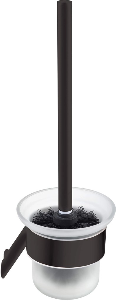 Deante Silia, nástenná toaletná WC kefa, čierna matná, DEA-ADI_N711