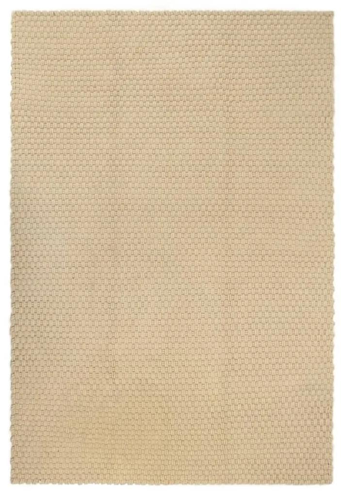 Koberec obdĺžnikový prírodný 180x250 cm bavlna