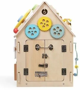 2Kids Toys Activity board Domček prírodná