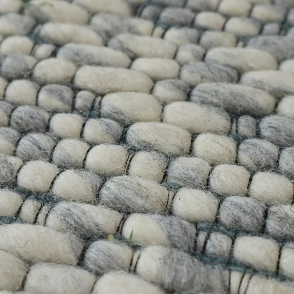 Kusový ručne tkaný koberec Woolen 4 Grey, 150x240, šedá, obývacia izba, Asra