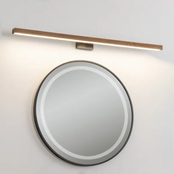 Brilagi-LED Kúpeľňové osvetlenie zrkadla WOODY MIRROR LED/15W/230V IP44 dub/čierna