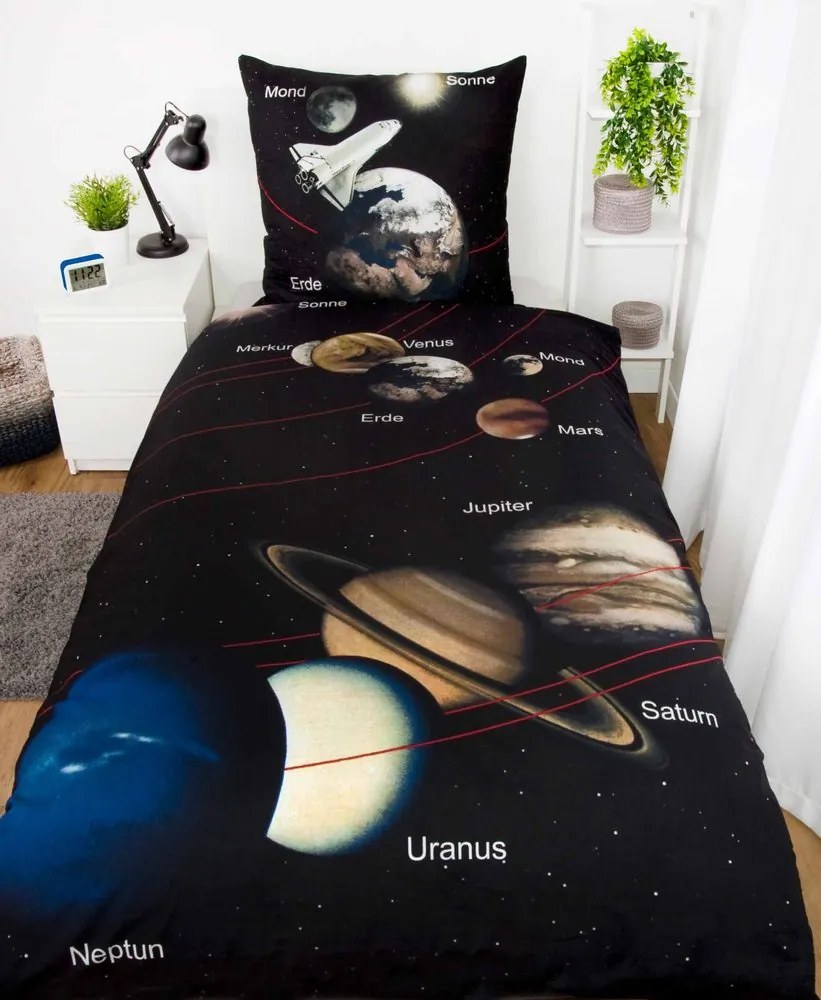 Herding Obliečky Solar system 140x200/70x90cm
