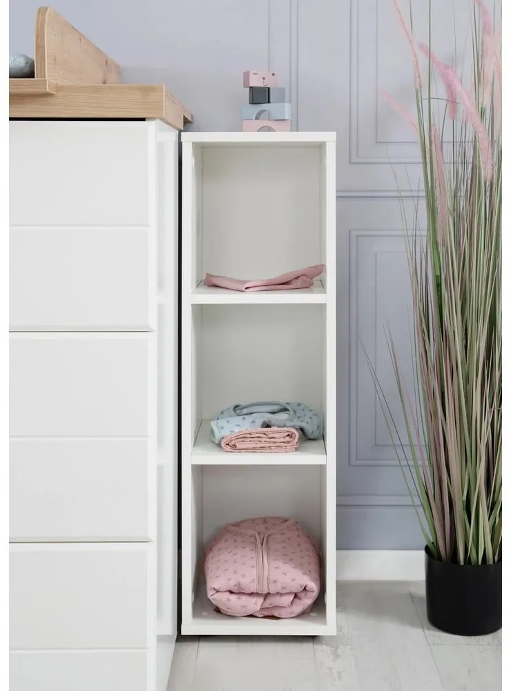 Biela detská knižnica 27x88 cm – Roba