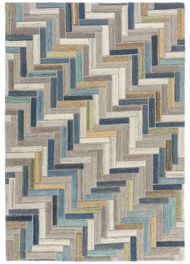 Kusový koberec Moda Russo Natural/Multi, 160x230, viacfarebná, chodba / predsieň, Flair Rugs