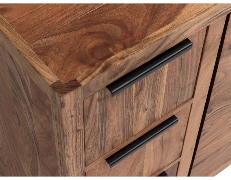 furniture-nabytek.cz - Masívny podstavec pod umývadlo Sydney Light II z akácie, lakovaný, hnedý