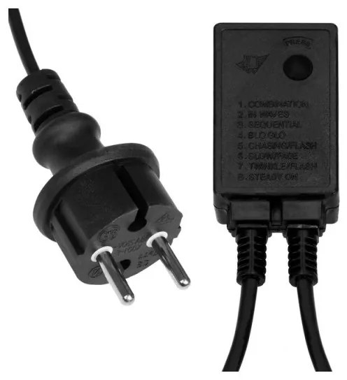 SPRINGOS LED svetelná hadica - 20m, 480LED, 8 funkcií, IP44, teplá biela
