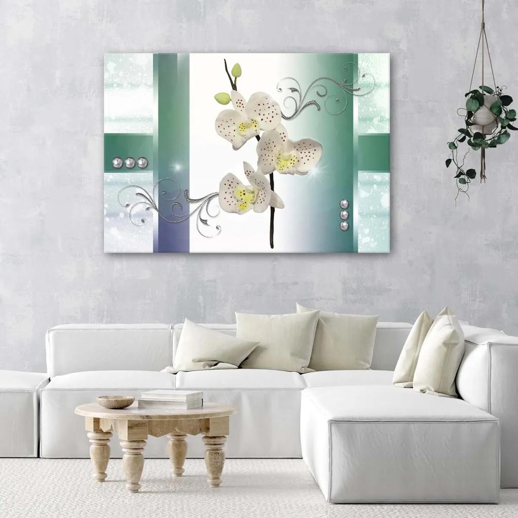 Obraz na plátně Orchidej Květina Rostlina - 120x80 cm