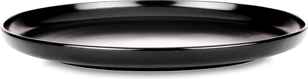 Jedálenská sada tanierov pre 6 osôb VICTO 24 ks čierna