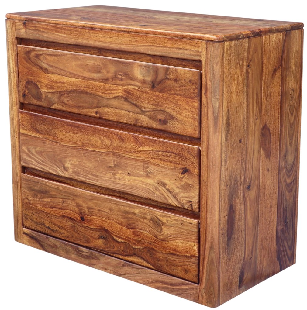 furniture-nabytek.cz - Masívna komoda z indického masívu palisander 90x80x45