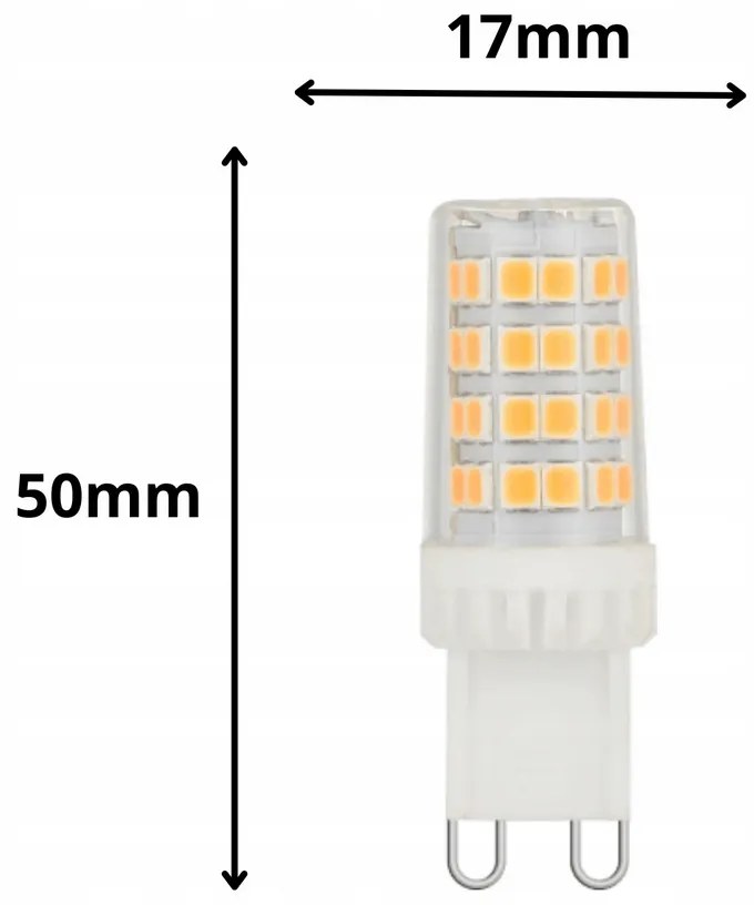ECOLIGHT LED žiarovka G9 - 5W - 480lm - 3000k - teplá biela - 220-240V