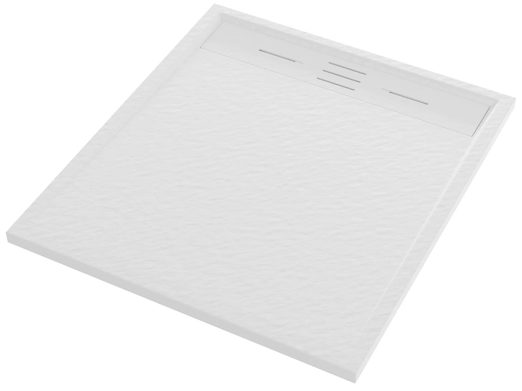 Erga Almac, SMC sprchová vanička 90 x 80 x 3 cm, biela, ERG-GMA-AL-8090
