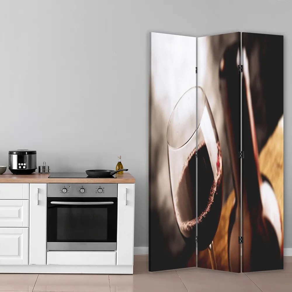 Gario Paraván Pohár suchého vína Rozmery: 145 x 170 cm, Prevedenie: Klasický paraván