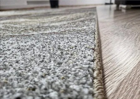 HU Hnedý abstraktný koberec Villa 859 Rozmer: 60x100 cm