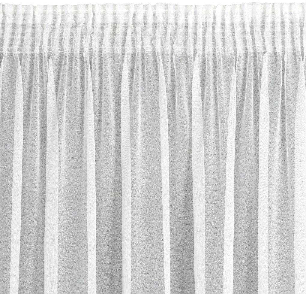 ZÁCLONA NA PÁSKE TAMINA 350X270 CM BIELA