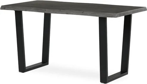 Jedálenský stôl Autronic 140x80 cm sivá MDF HT-F4214 GREY