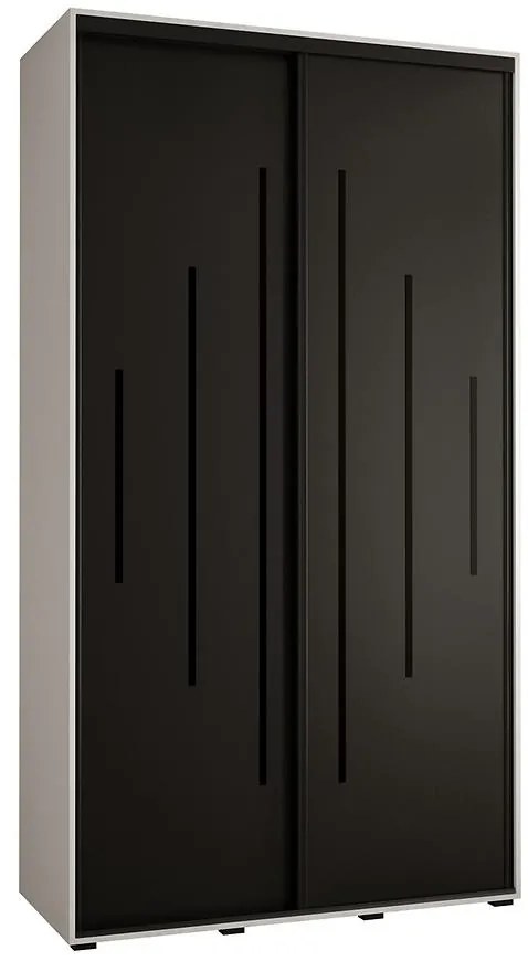 Skriňa 45 Canaris 12 130 biela/čierna/čierna