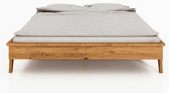 Dvojlôžková posteľ z dubového dreva 140x200 cm Retro - The Beds