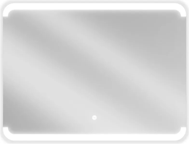 Mexen Nida podsvietené kúpeľňové zrkadlo 80 x 60 cm, LED 6000K, proti zahmlievaniu - 9806-080-060-611-00
