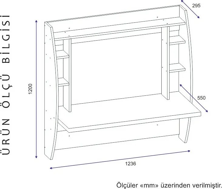 Pracovný stôl Buglem White