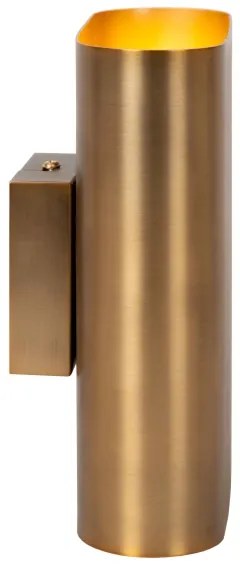 Lucide 12219/02/02 - Nástenné svietidlo OVALIS 2xE14/9W/230V zlatá