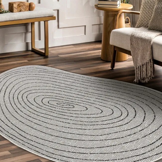 Koberec ORGANIC 2743 krémový / čierny / naturálny