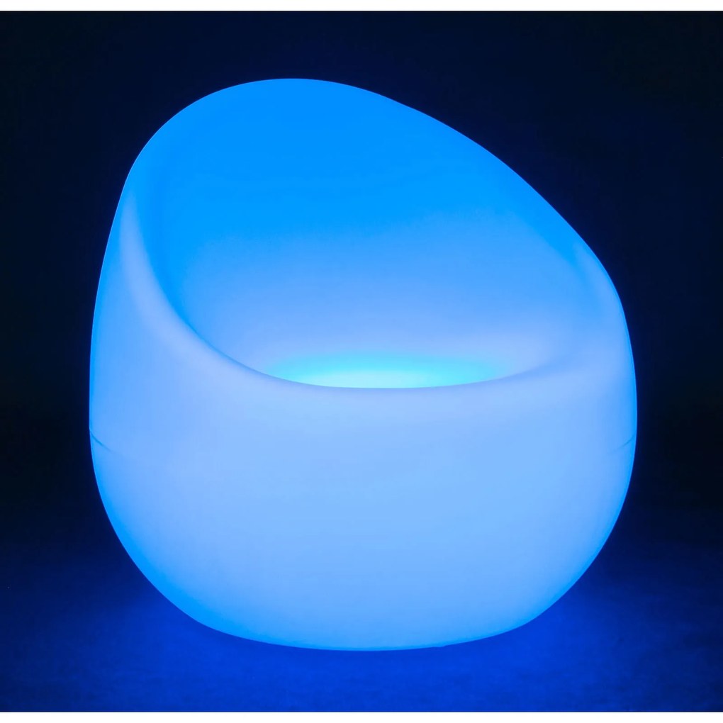 LED svietiace kreslo, 70 x 74 cm