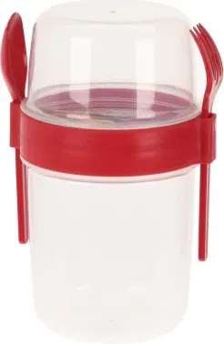 Šalátový kelímok s príborom 1,1 l%