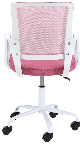 Kancelárska stolička FD-6 biela / ružová