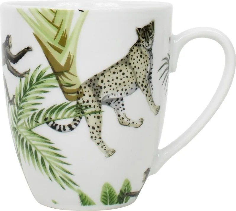 Hrnček Jungle White - 11,5 * 8,5 * 10cm
