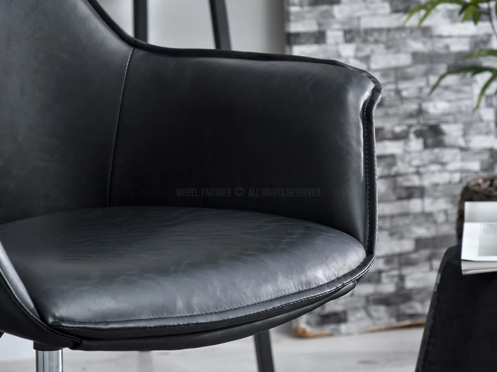 Stolička Omaro (čierna). Akcia -20%. Vlastná spoľahlivá doprava až k Vám domov. 1109958