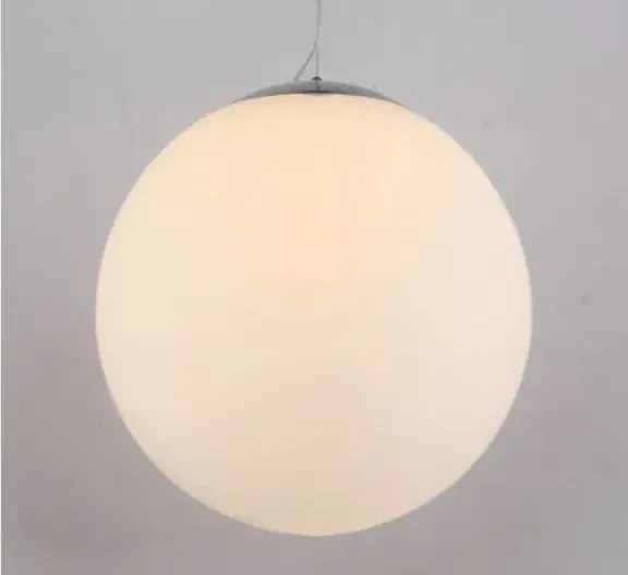 Kovový luster biele Ball 40