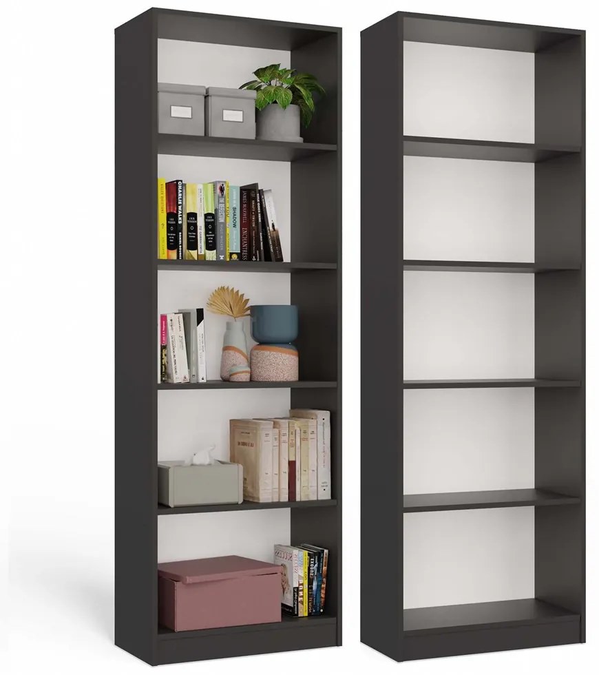 Regál Refarencios 3 (antracit). Akcia -23%. Vlastná spoľahlivá doprava až k Vám domov. 1132617