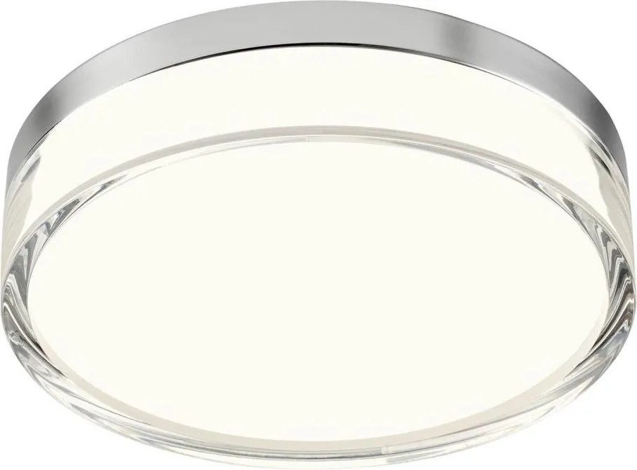 Redo 01-3727 - LED Stropné svietidlo FRISBI LED/12W/230V 3000/4000K IP44 chróm
