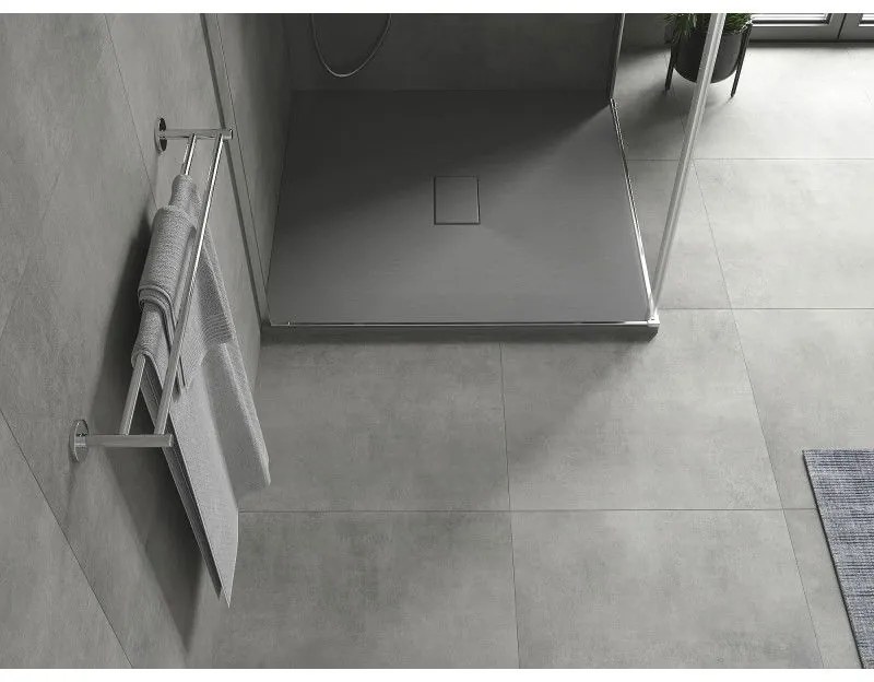 Mexen Hugo, SMC štvorcová sprchová vanička 100 x 100 cm, šedá, 42611010