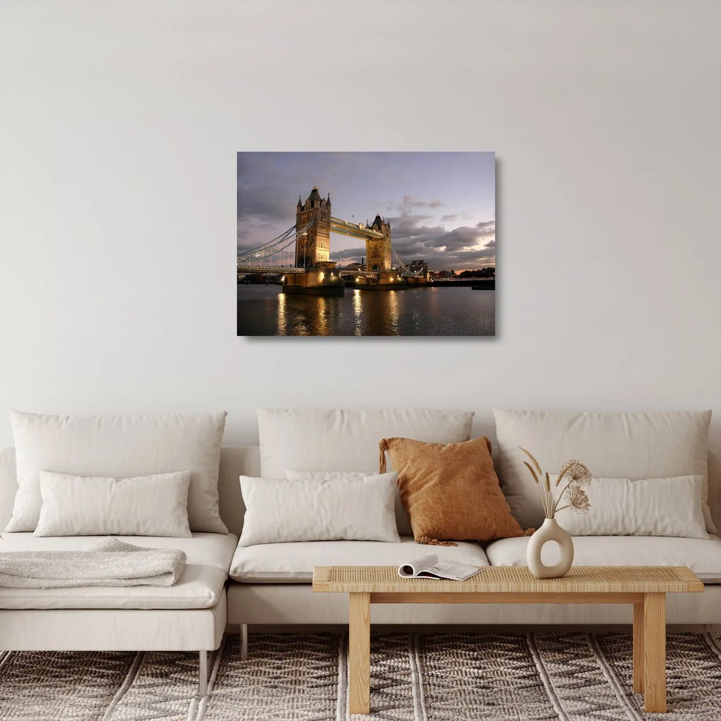 Obrázok - Tower Bridge v noci (70x50 cm)