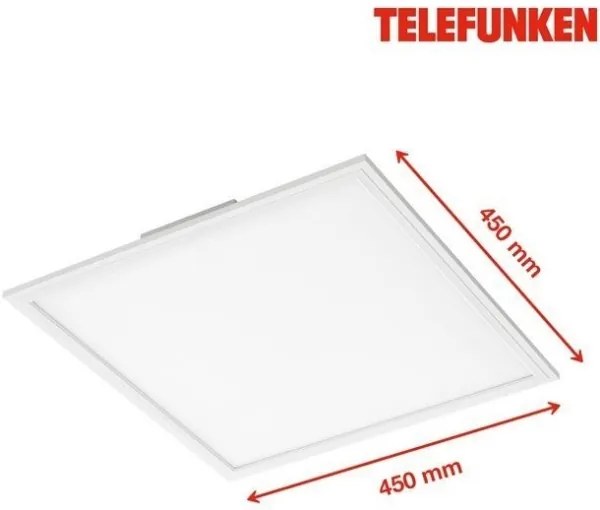 Telefunken 308806TF - LED Prisadený panel so senzorom LED/25W/230V 4000K
