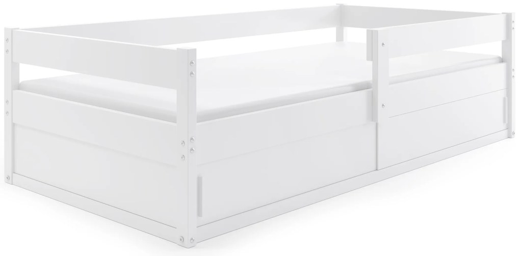Interbeds Jednolôžková posteľ HUGO 160x80cm + matrac Biela