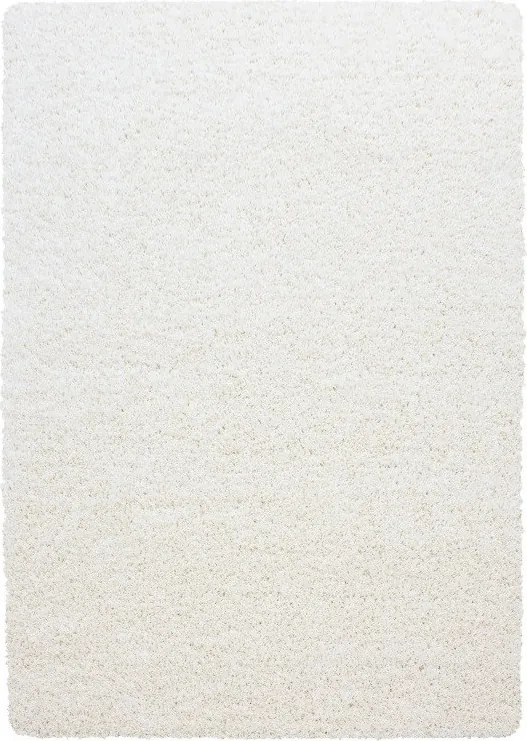 Ayyildiz, DOPREDAJ: 80x150 cm Kusový koberec Dream Shaggy 4000 cream, 80x150, biela, obývacia izba