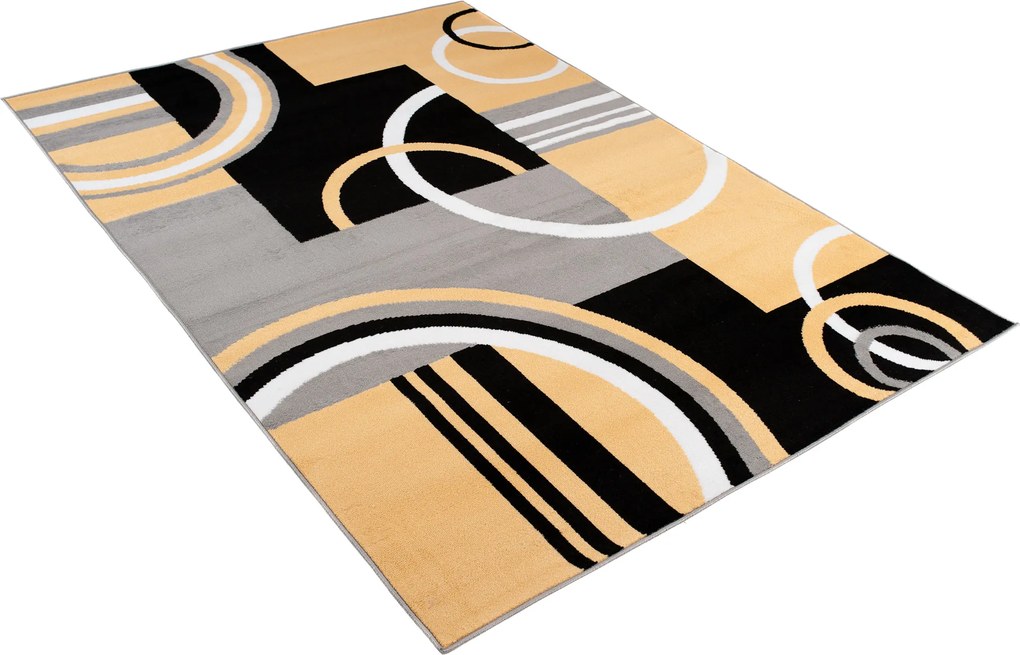 TA Koberec Z897A YELLOW MAYA PP EYM Sivý Obdĺžnikový Rozmer: 80x150 cm