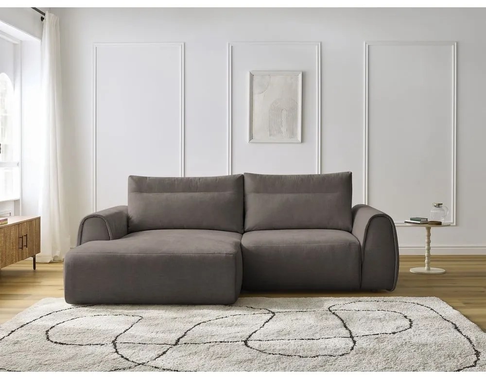 Hnedá rohová pohovka Aden – Bobochic Paris