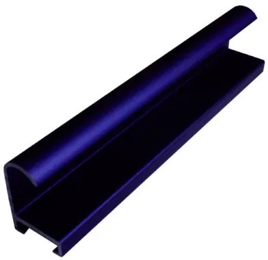 DANTIK rám na obraz 59,4x84 | ALU modrá Azur matná (Plexi Čiré)