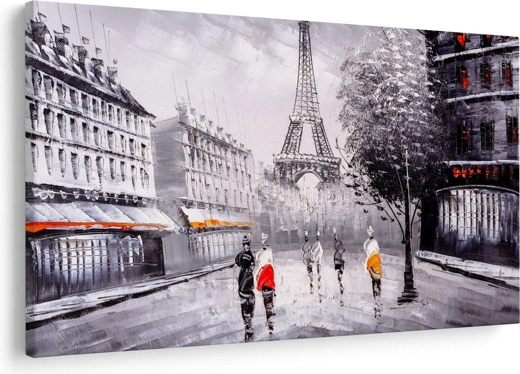 Obraz - Olejomaľba, Paríž (90x60 cm)